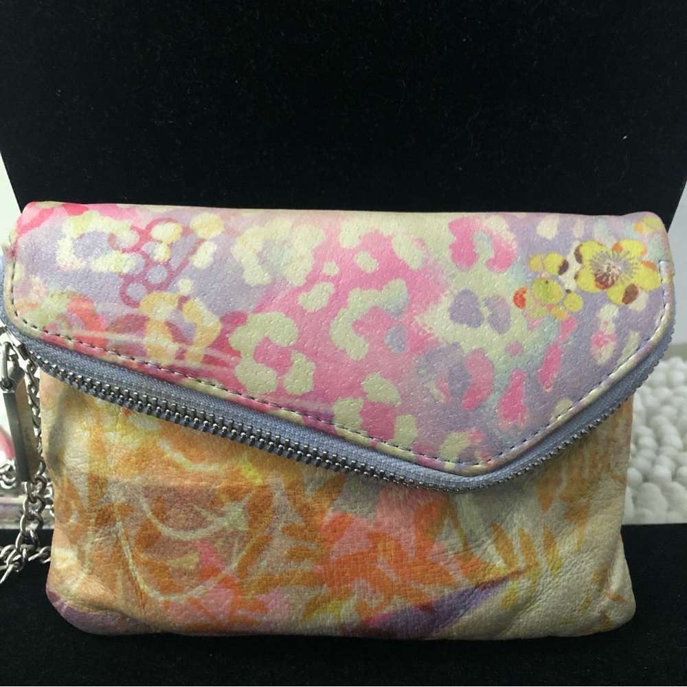 HOBO International Small Fold-Over Organizer Crossbody Purse - Picture 2 of 14